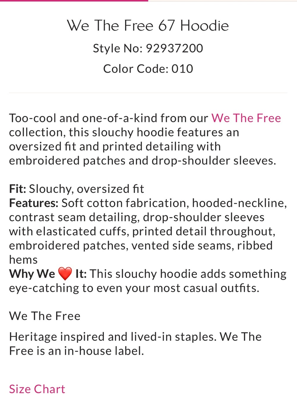 We The Free 67 Hoodie - Picture 9 of 9